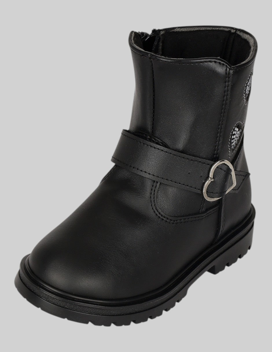 Botas Kids en Textil – Negros