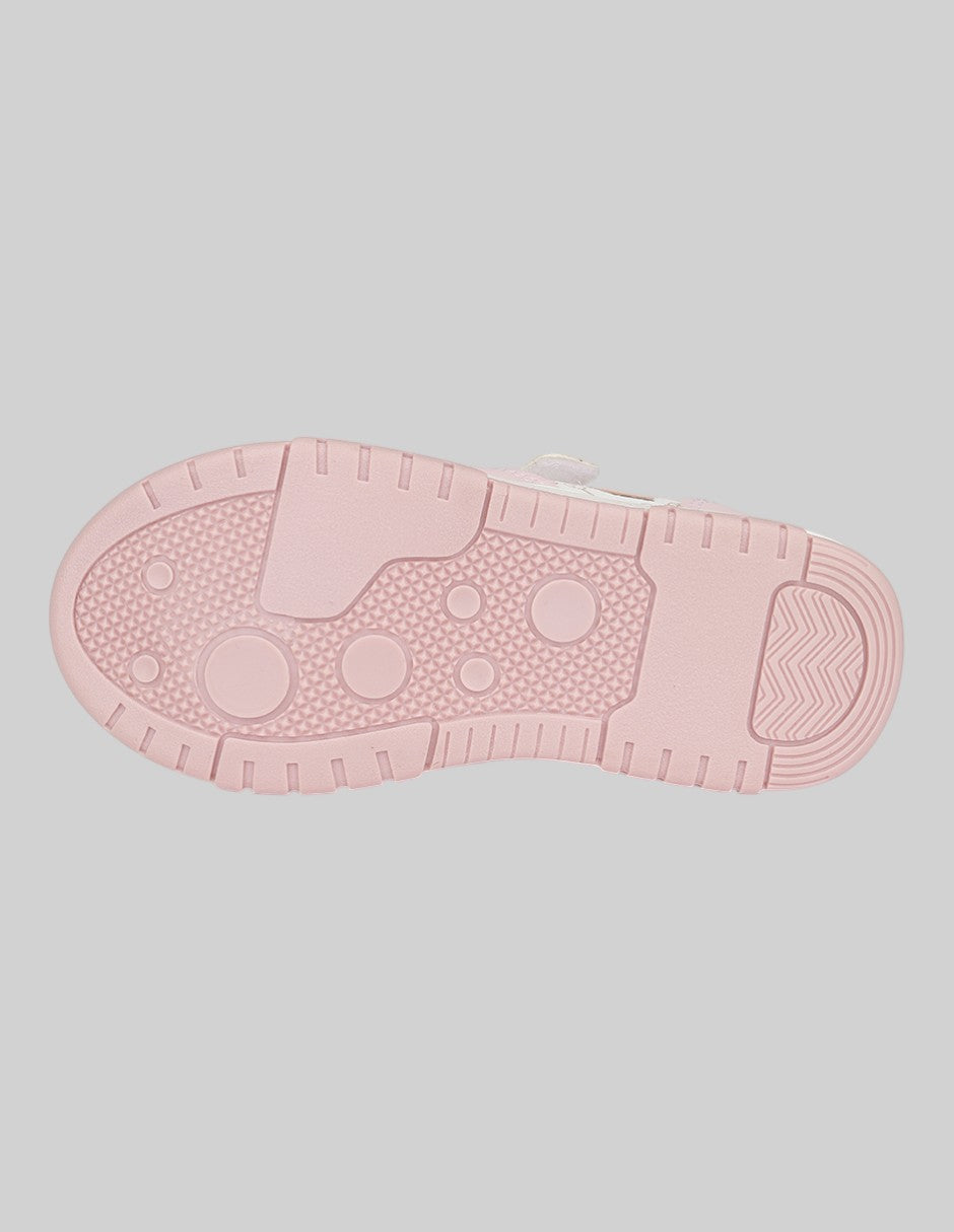 Tenis Kids en Textil – Rosas
