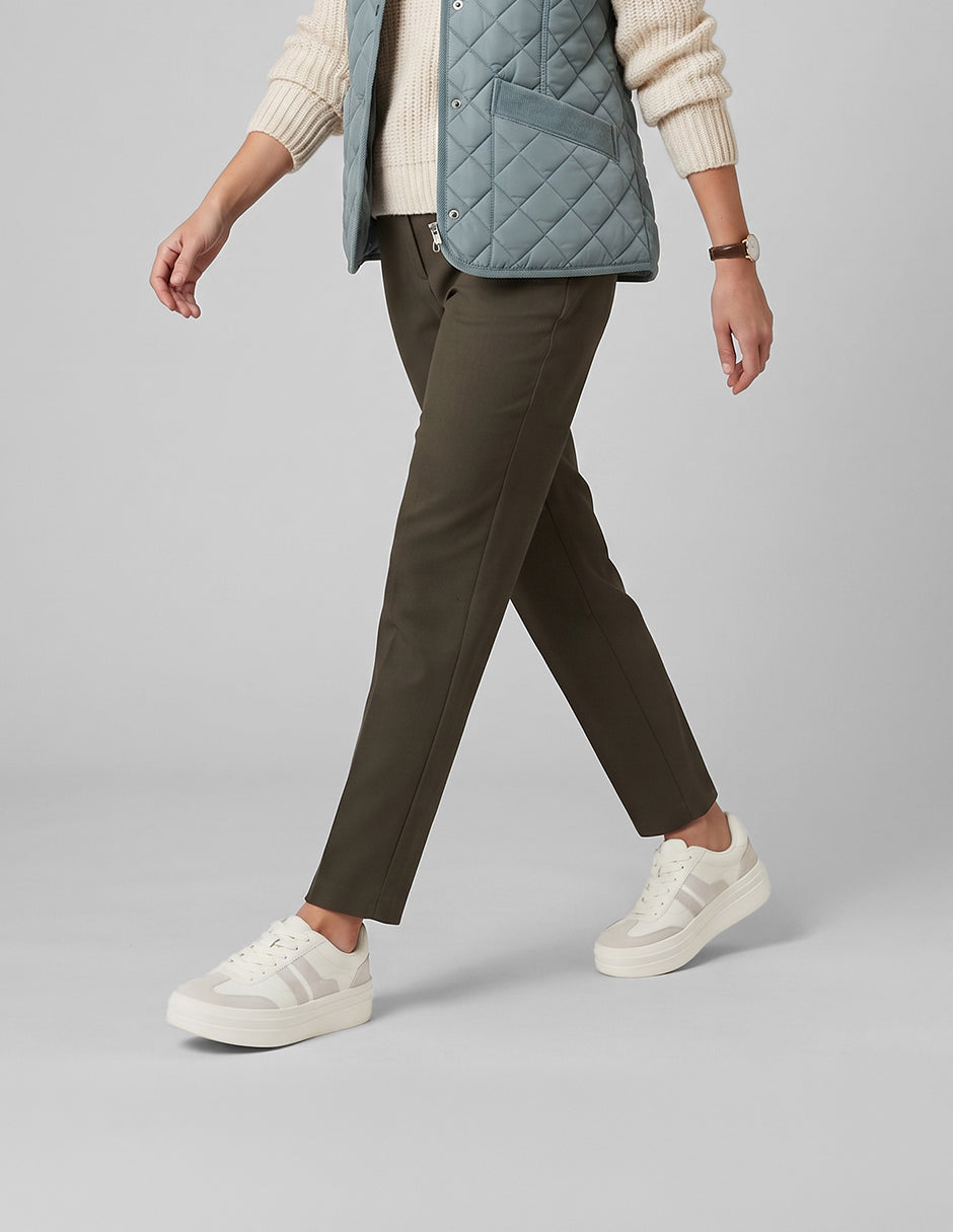 Tenis con cordones  Urban en Piel vegana – Blanco