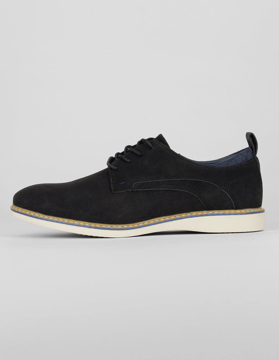 Oxfords Exterior Piel vegana Color Negro Para Hombre De RBCOLLECTION