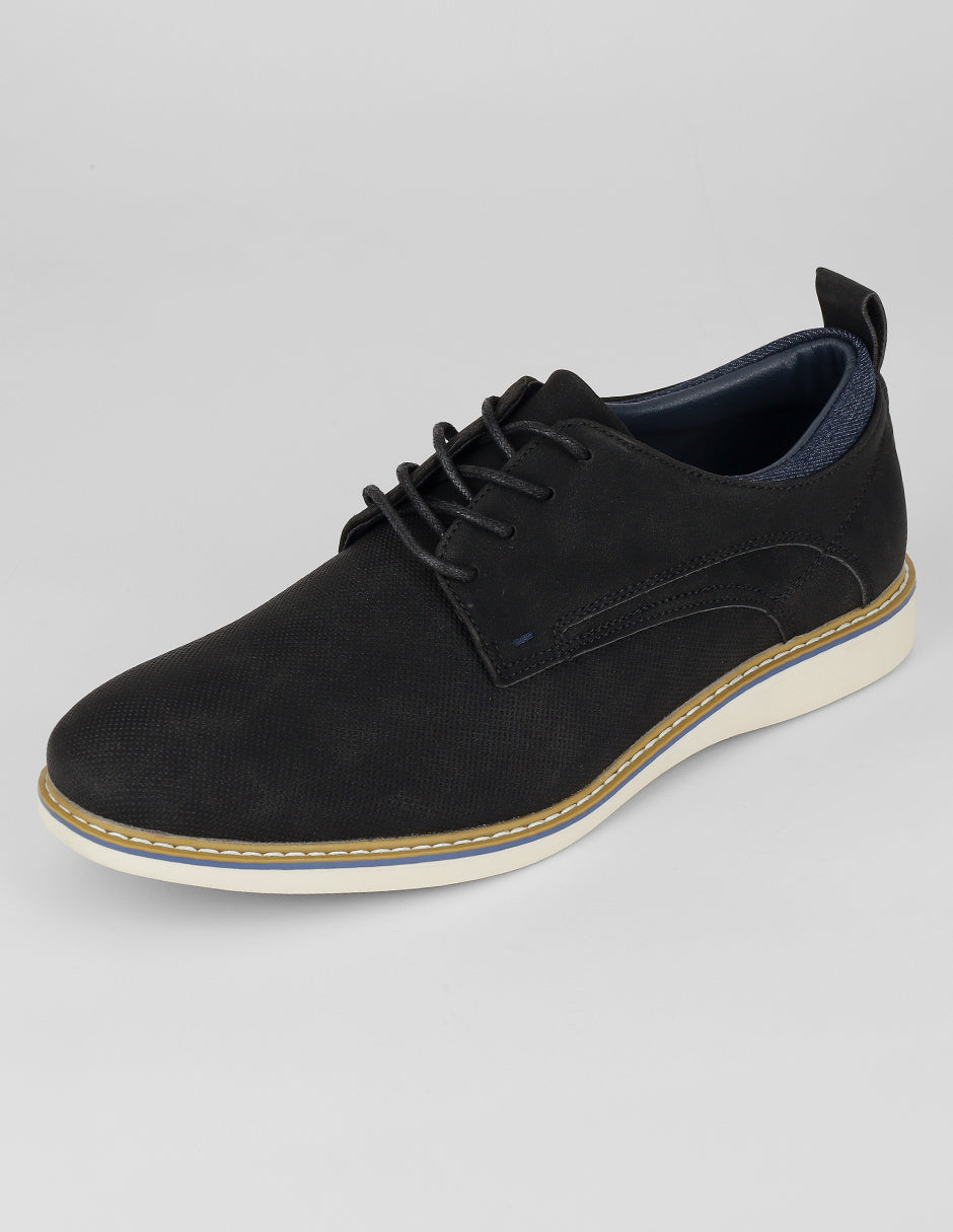 Oxfords Comfy en Piel vegana – Negro