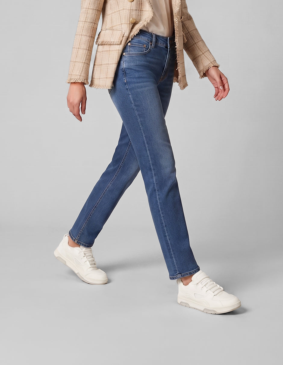 Tenis con cordones  Urban en Piel vegana – Blanco