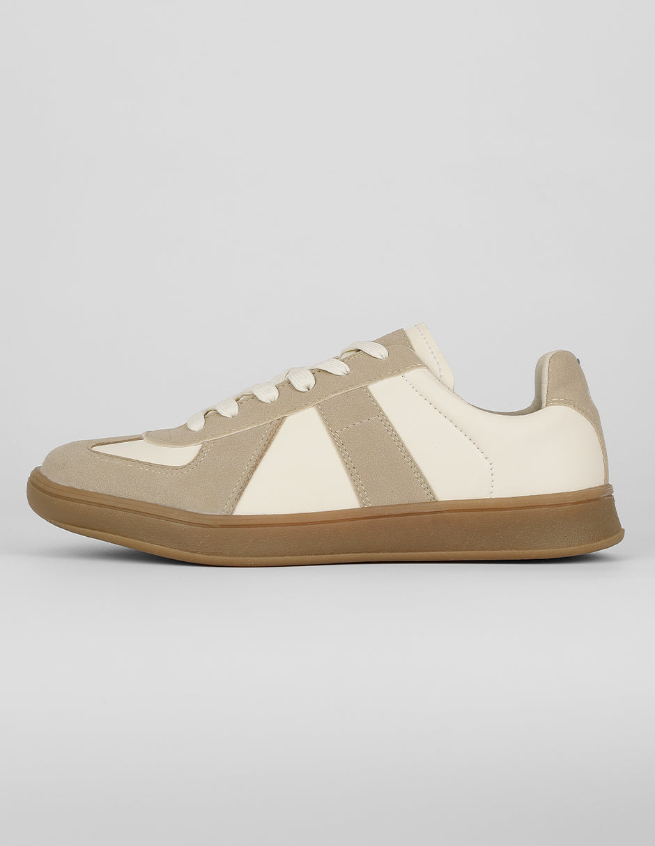 Tenis con cordones Exterior Piel vegana Color Late Para Hombre De RBCOLLECTION