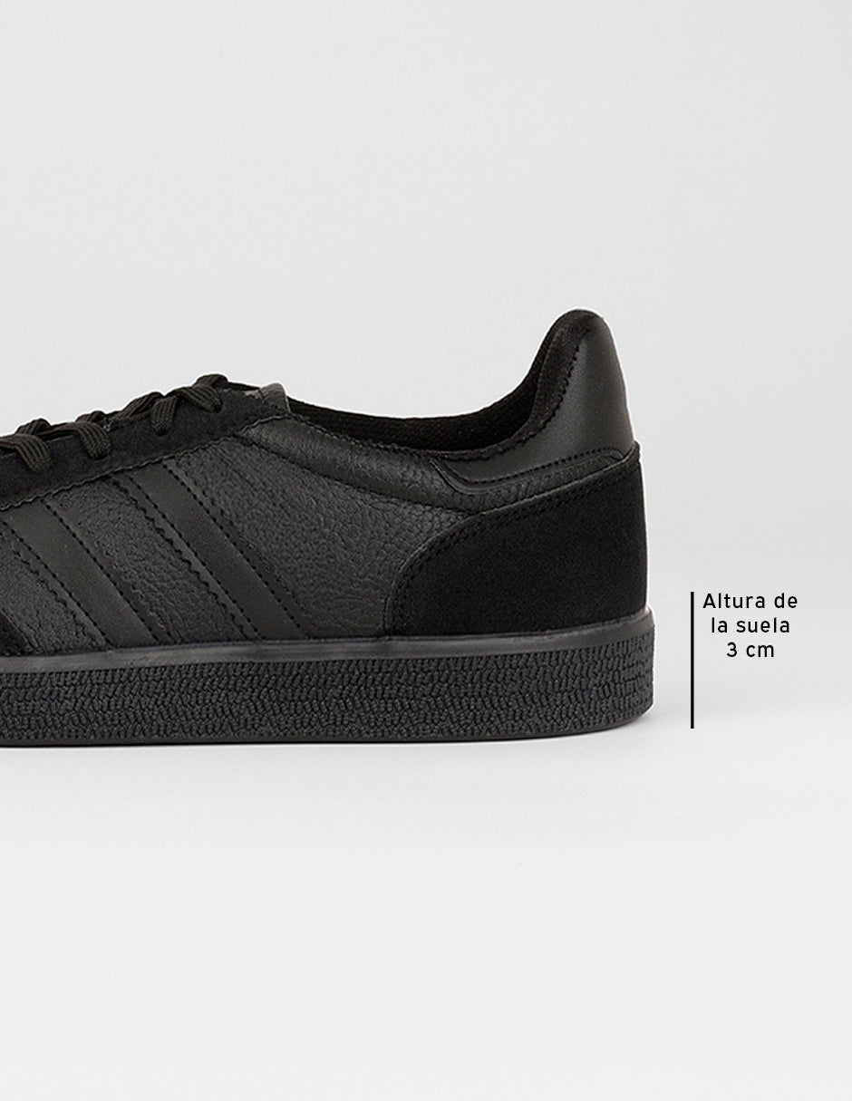 Tenis con cordones  Bear en Piel vegana – Negro