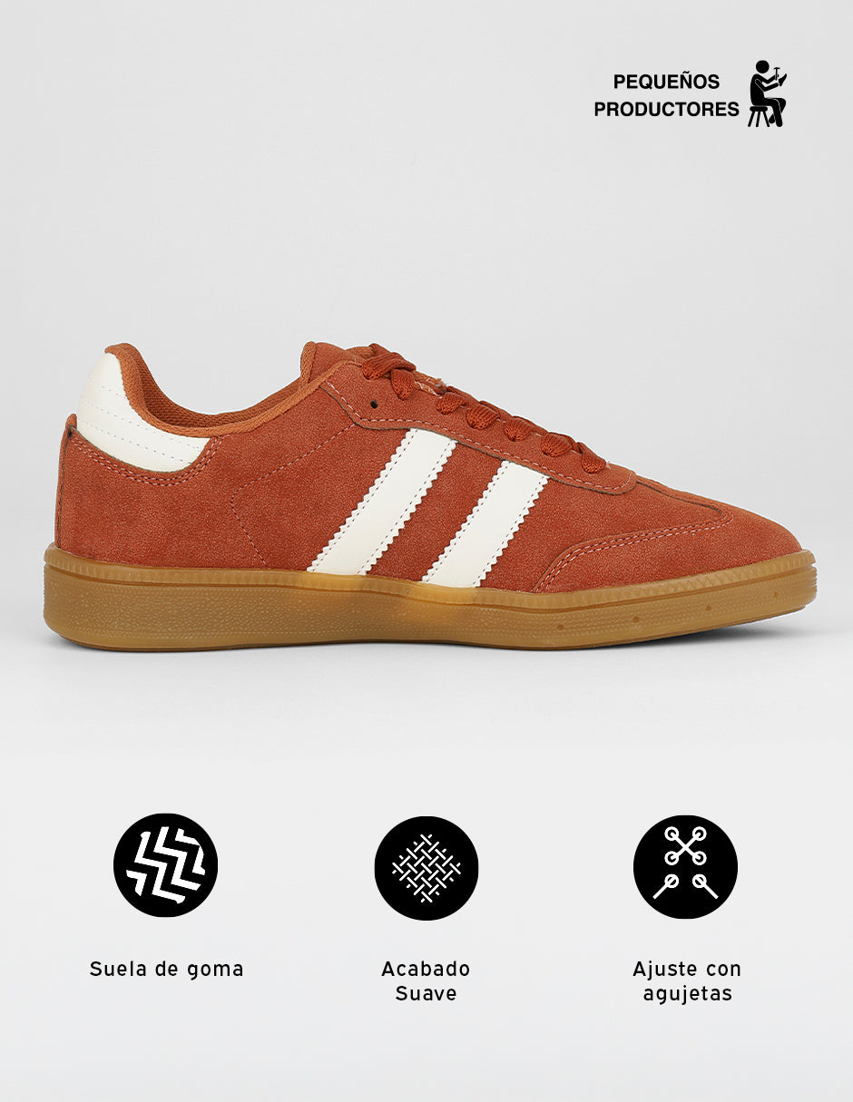 Tenis con cordones  Bear en Sintético – Café