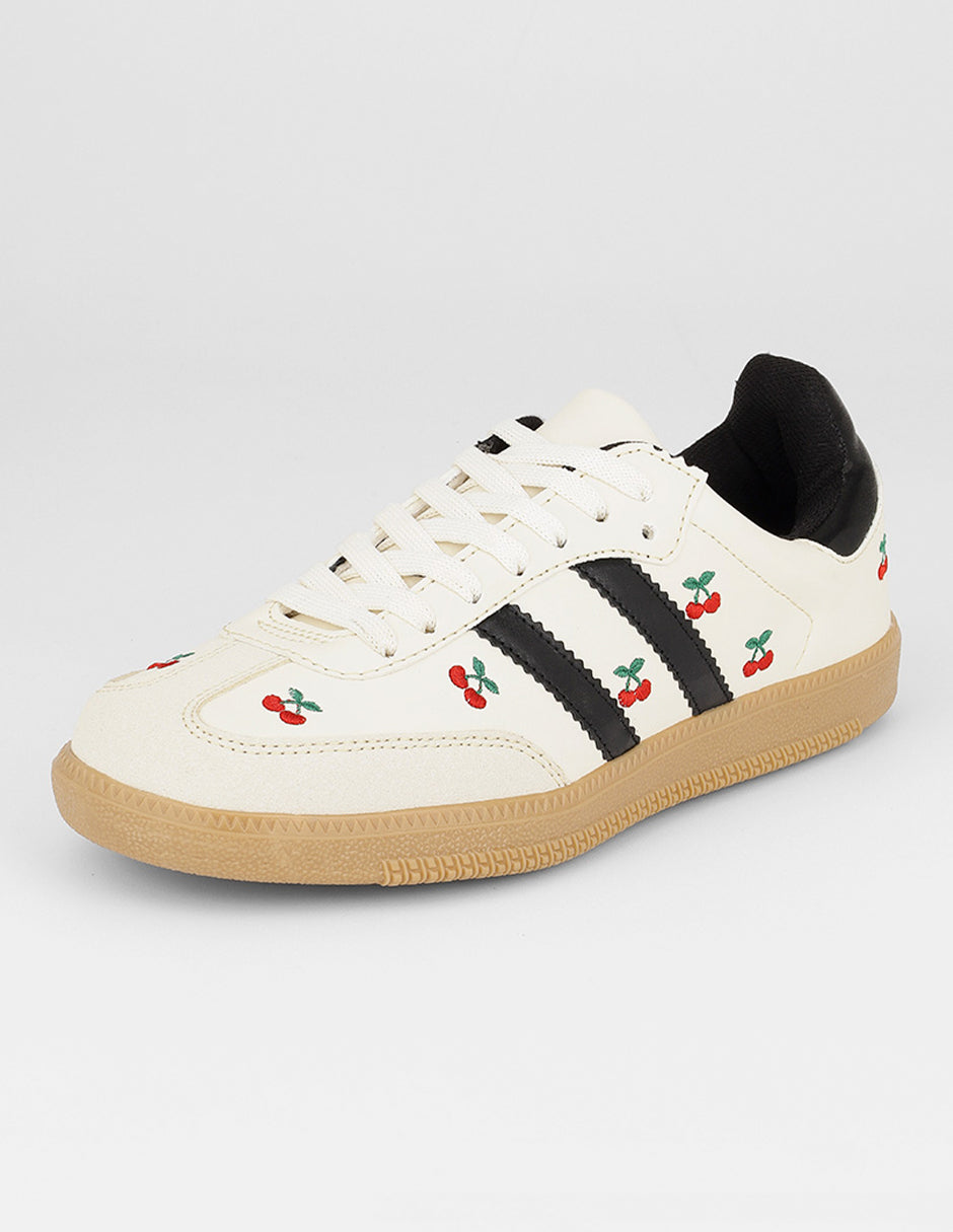 Tenis con cordones  Sam en Sintético – Beige