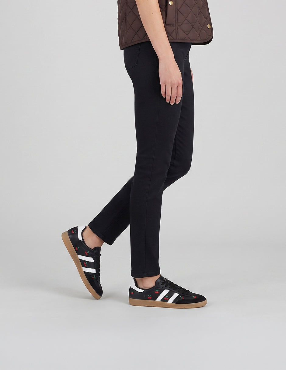 Tenis con cordones  Sam en Sintético – Negro