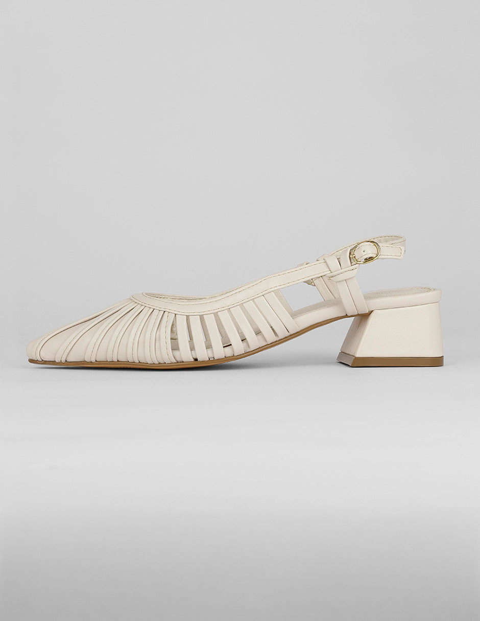 Zapatillas Exterior Piel vegana Color Beige Para Mujer De RBCOLLECTION