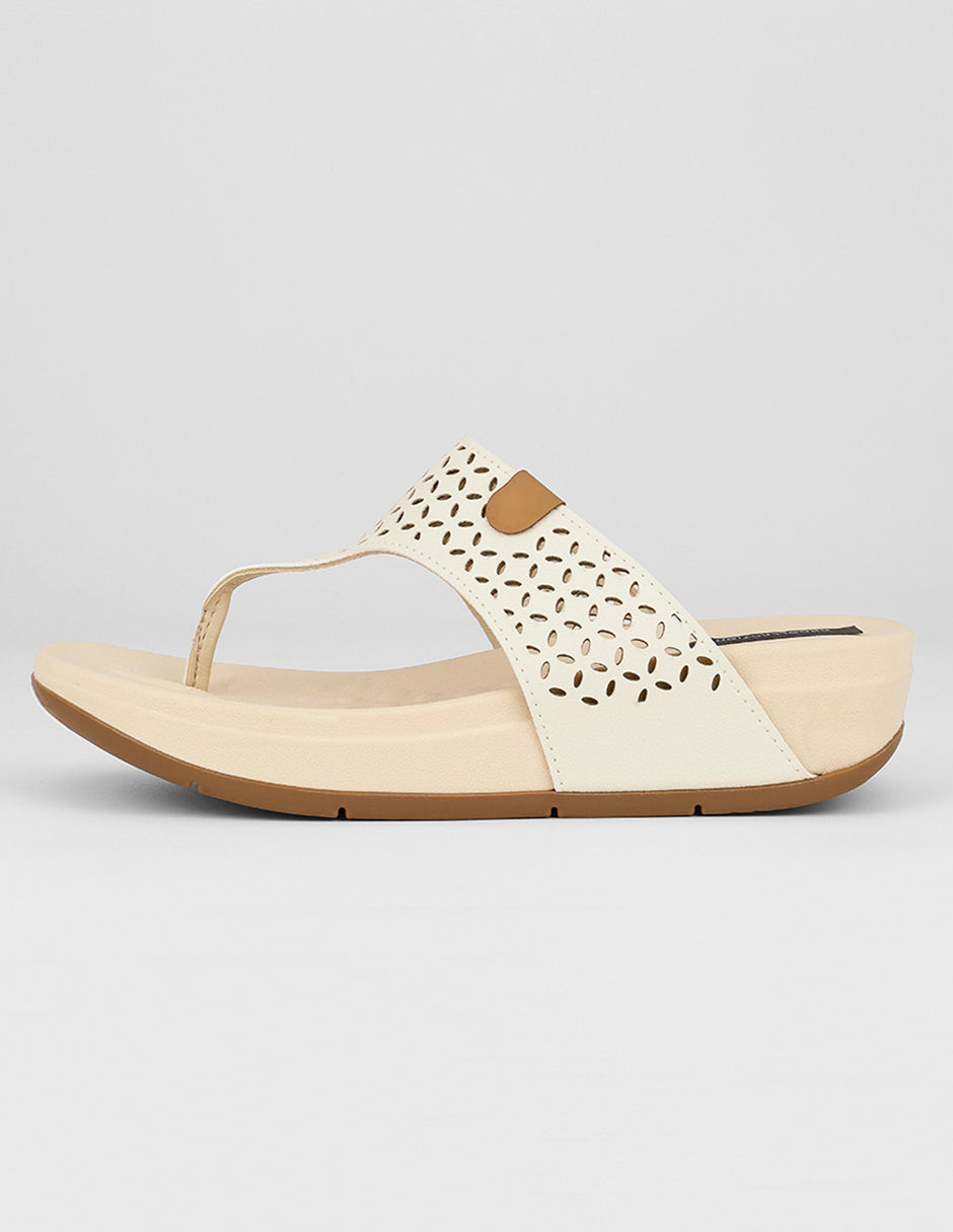 Sandalias con plataforma Exterior Piel vegana Color Blanco Para Mujer De RBCOLLECTION
