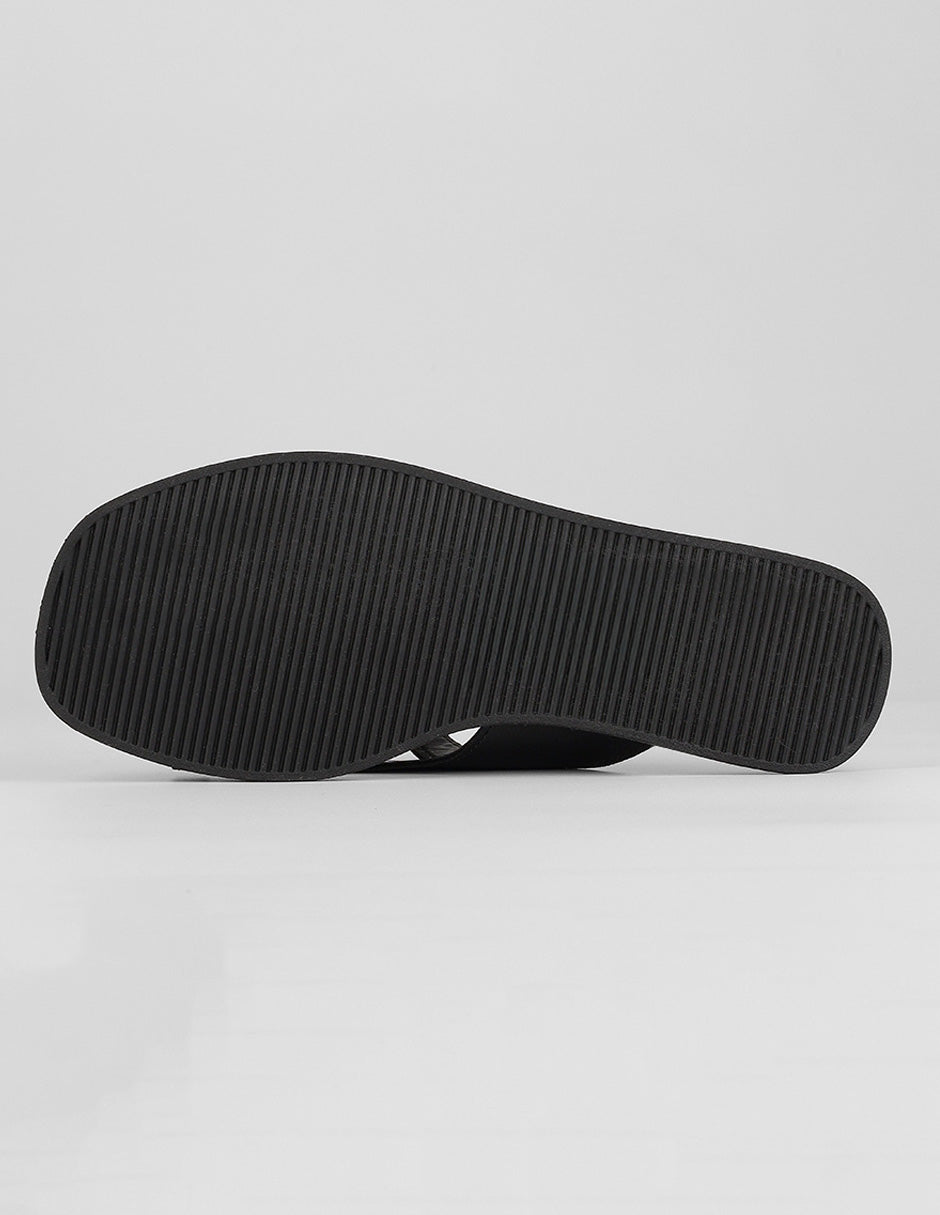 Sandalias de piso Soft en Piel vegana – Negro