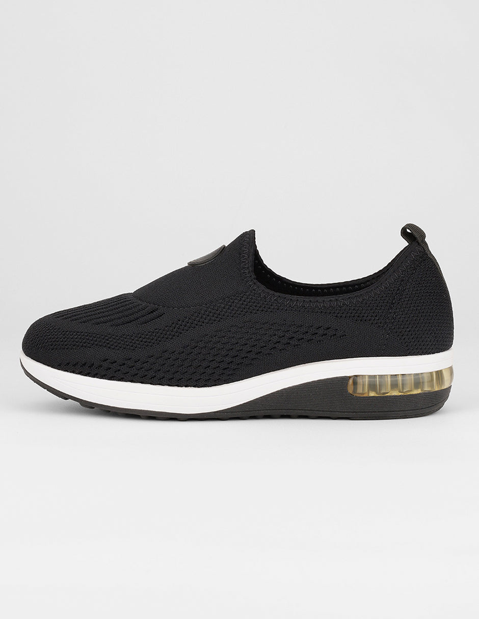 Zapatos de confort Exterior Textil Color Negro Para Mujer De RBCOLLECTION