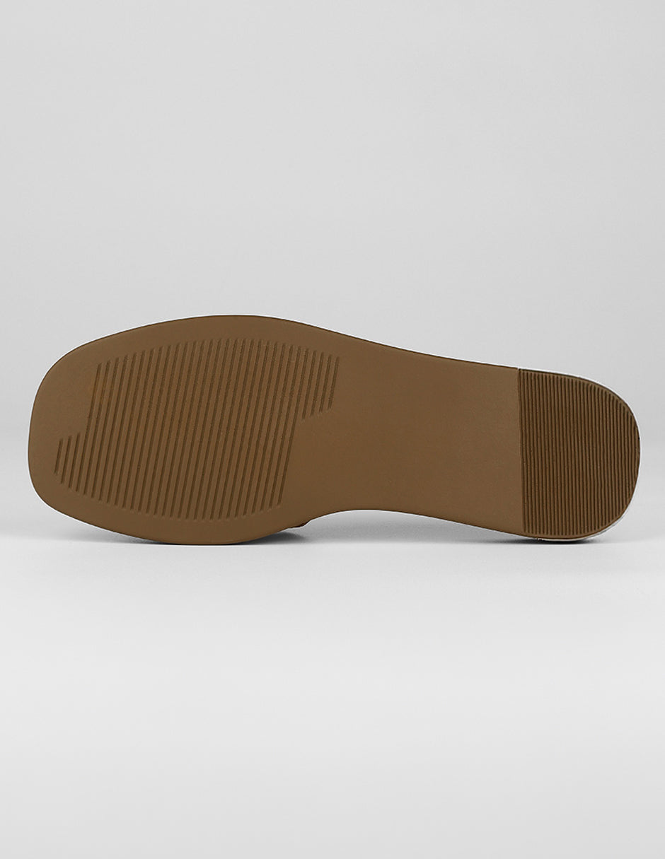 Sandalias de piso Soft en Gamuza – Café