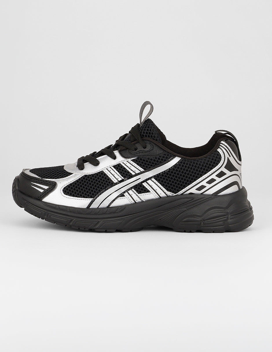 Tenis tipo deportivo Exterior Textil Color Negro Para Mujer De RBCOLLECTION