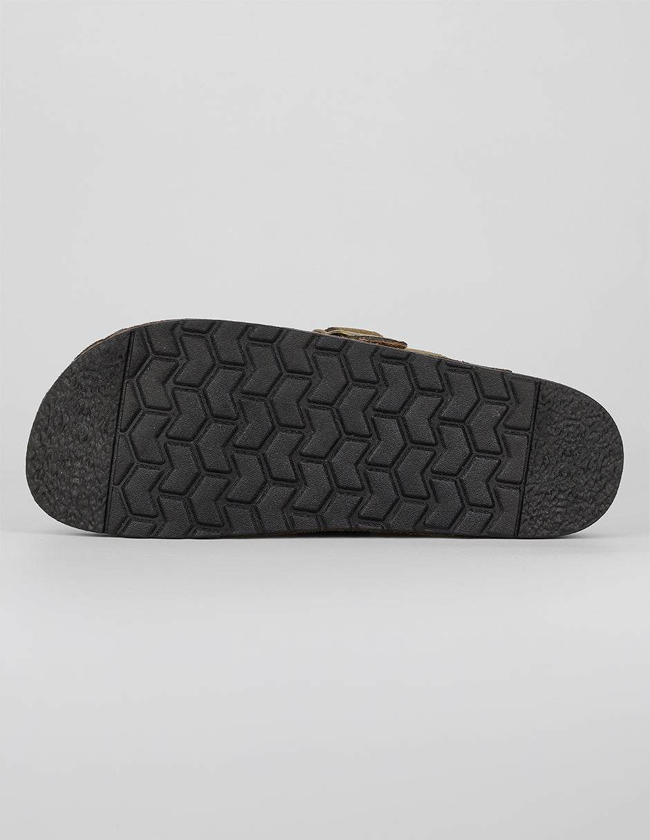 Pantuflas Onne en Gamuza – Verde