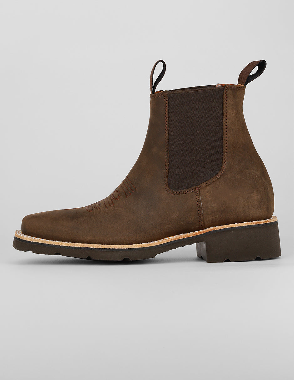 Botas casuales Exterior Piel Color Café Para Hombre De RBCOLLECTION