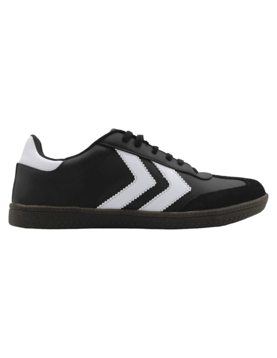 Tenis con cordones Sam en  Piel vegana - Negro