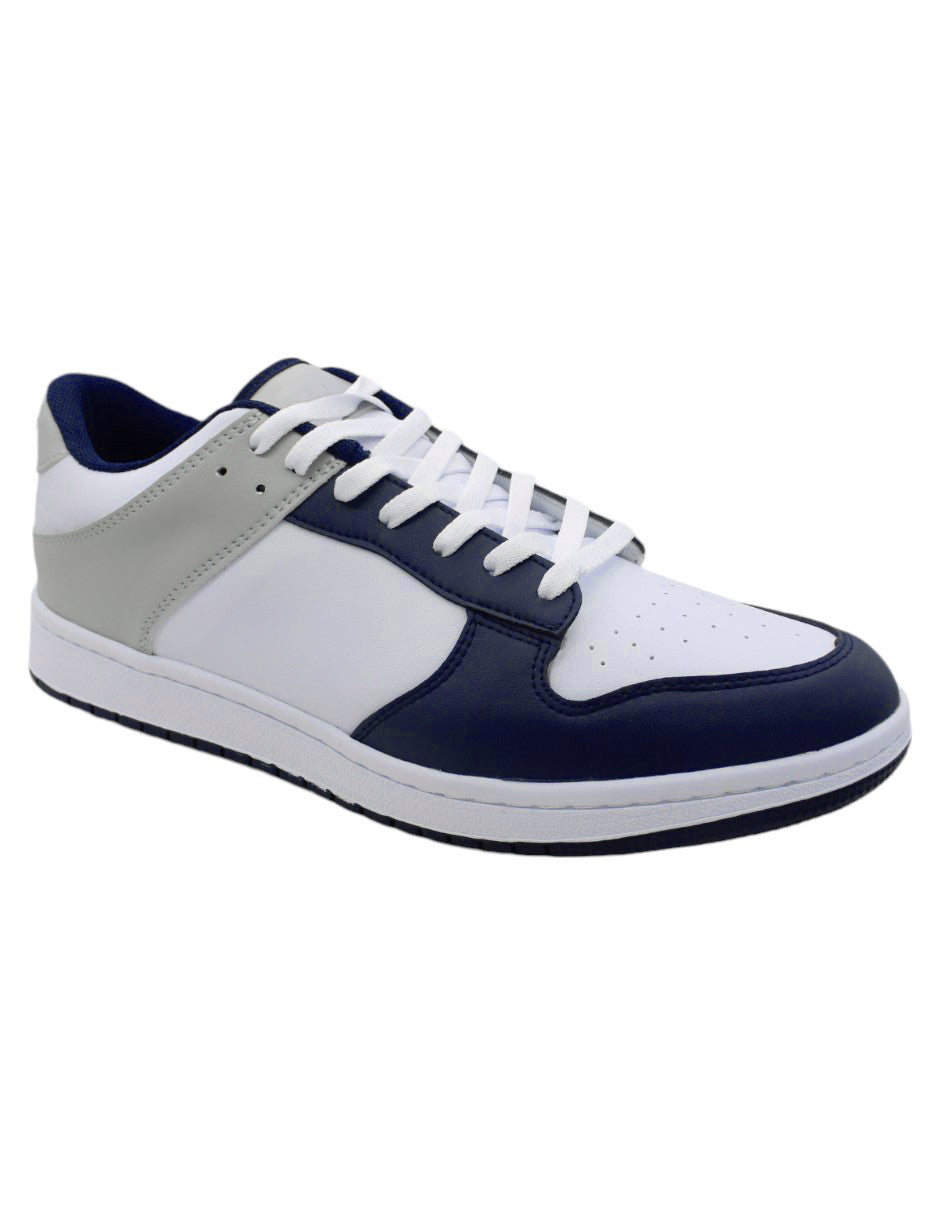 Tenis con cordones Exterior Piel vegana Color Blanco Para Hombre De RBCOLLECTION