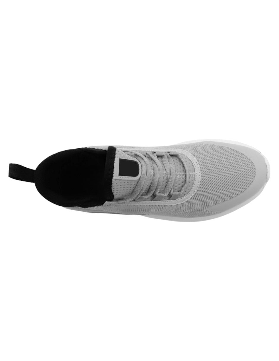 Tenis tipo deportivo Force1 en  Textil - Gris