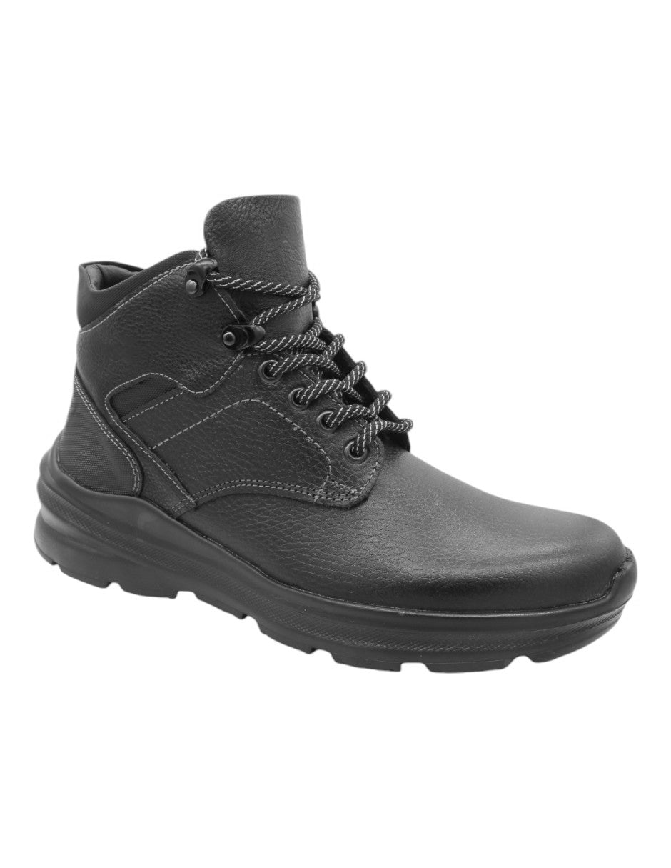 Botas industriales Exterior Piel vegana Color Negro Para Hombre De RBCOLLECTION