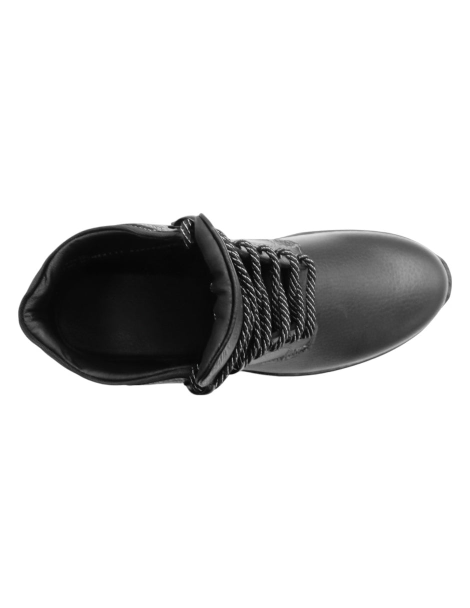 Botas industriales Hike en  Piel vegana - Negro