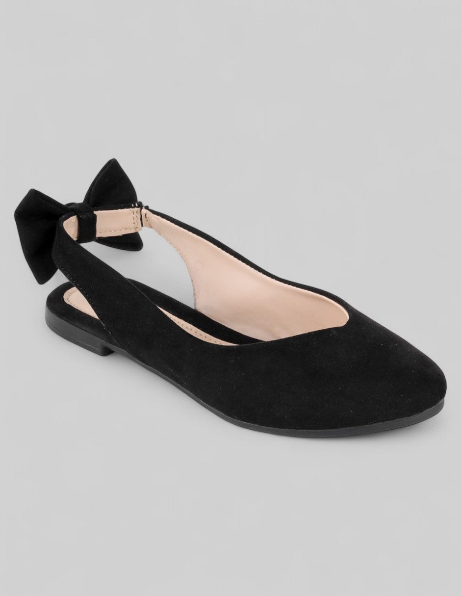 Flats puntales Classy en Textil – Negro