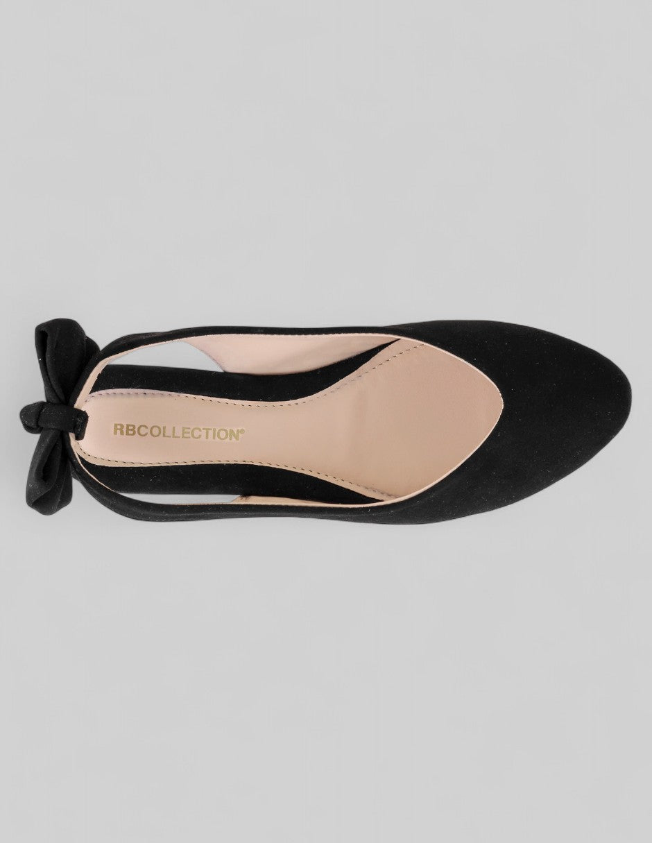 Flats puntales Classy en Textil – Negro