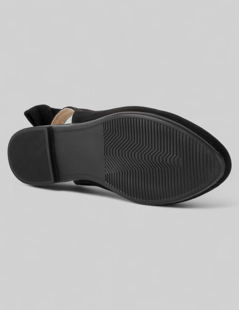 Flats puntales Classy en Textil – Negro