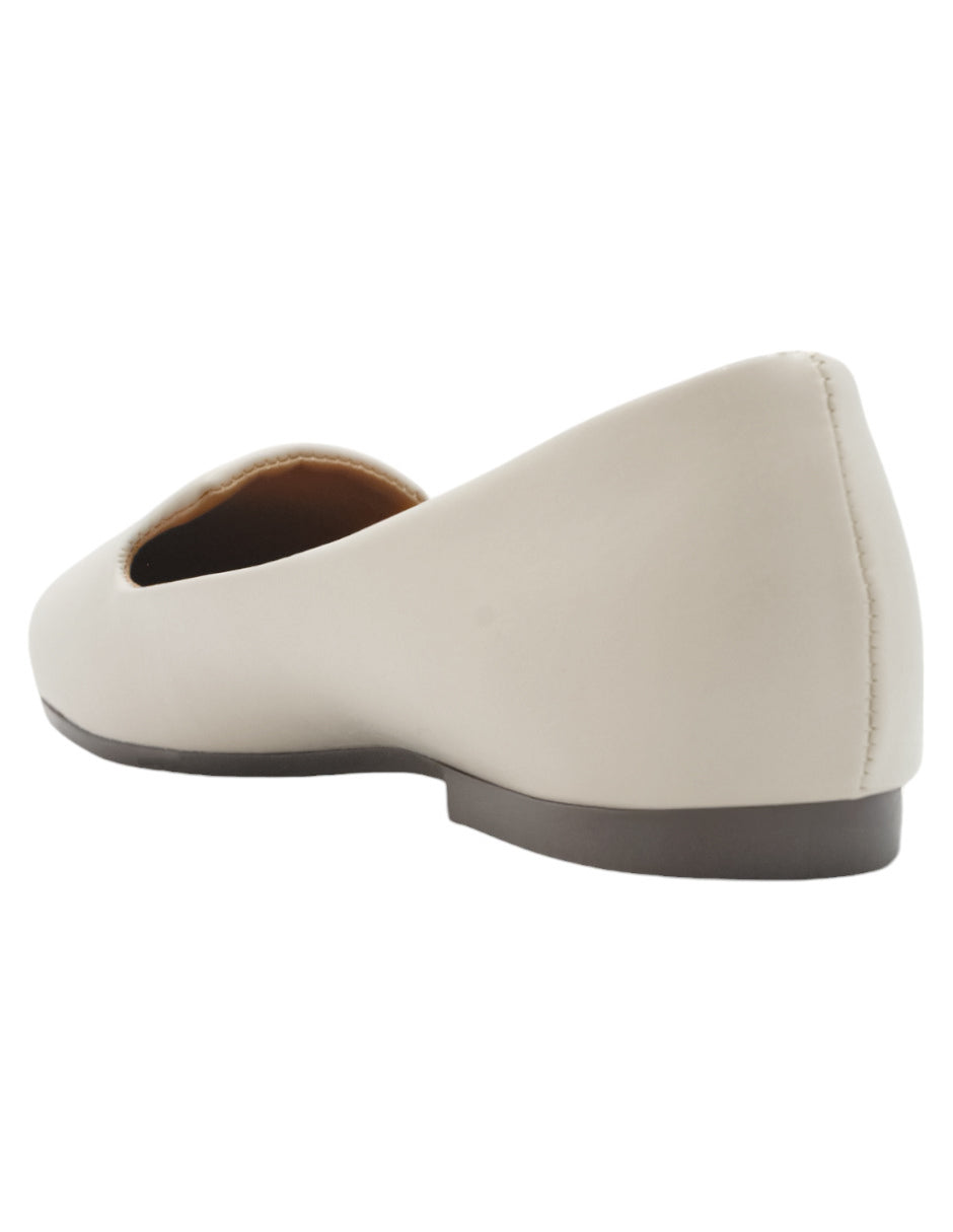 Flats clásicas Exterior Piel vegana Color Late Para Mujer De RBBASICS