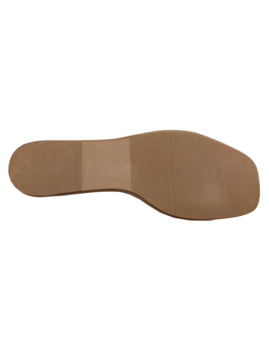 Sandalias de piso en Textil – Blanco