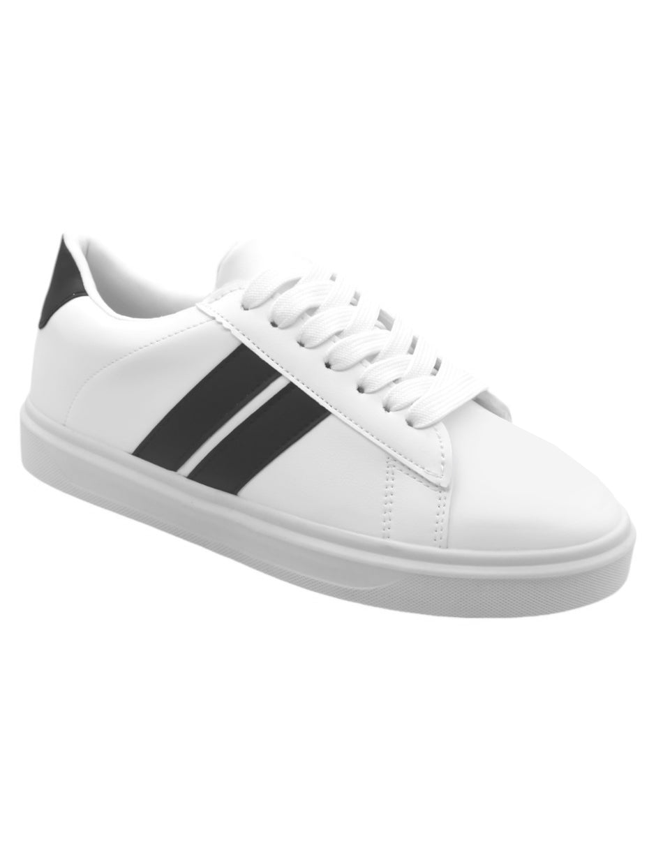 Tenis con cordones Exterior Sintético Color Blanco Para Mujer De RBBASICS