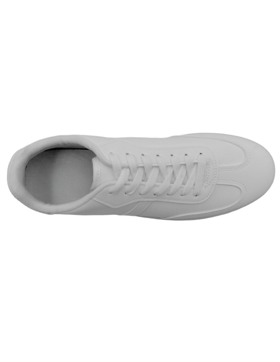 Tenis con cordones Sneaky en Piel vegana - Blanco