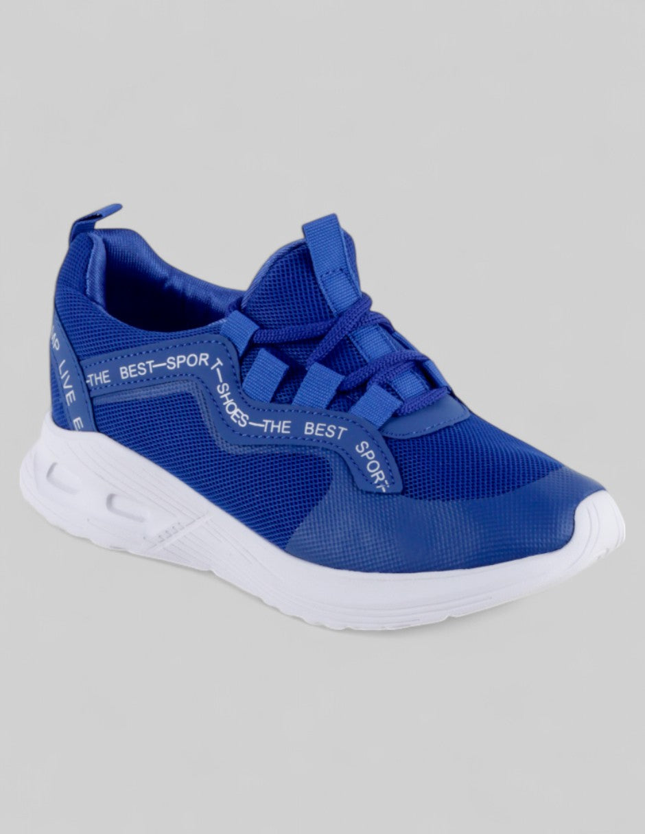 Tenis Exterior Textil Color Azules Para Niño De RBCOLLECTION