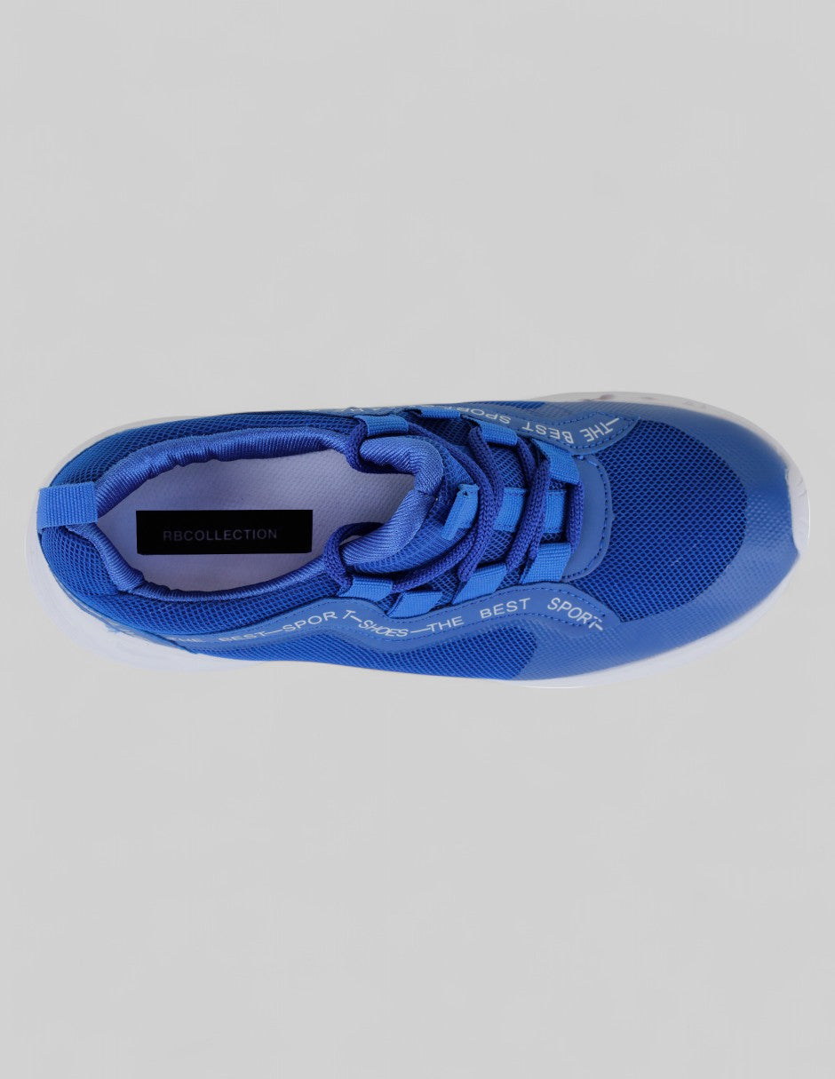 Tenis Kids en Textil – Azul