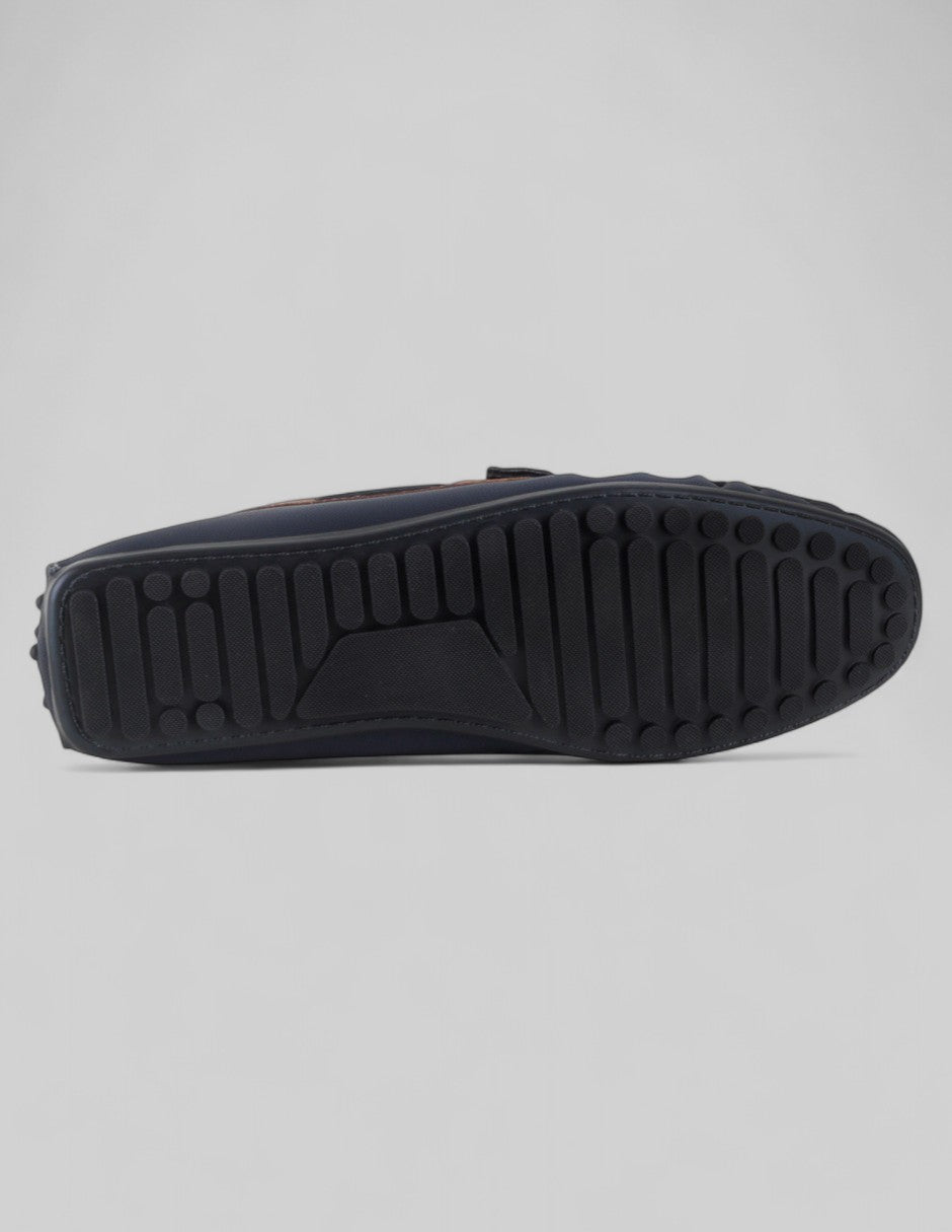 Mocasines  en Piel vegana - Azul