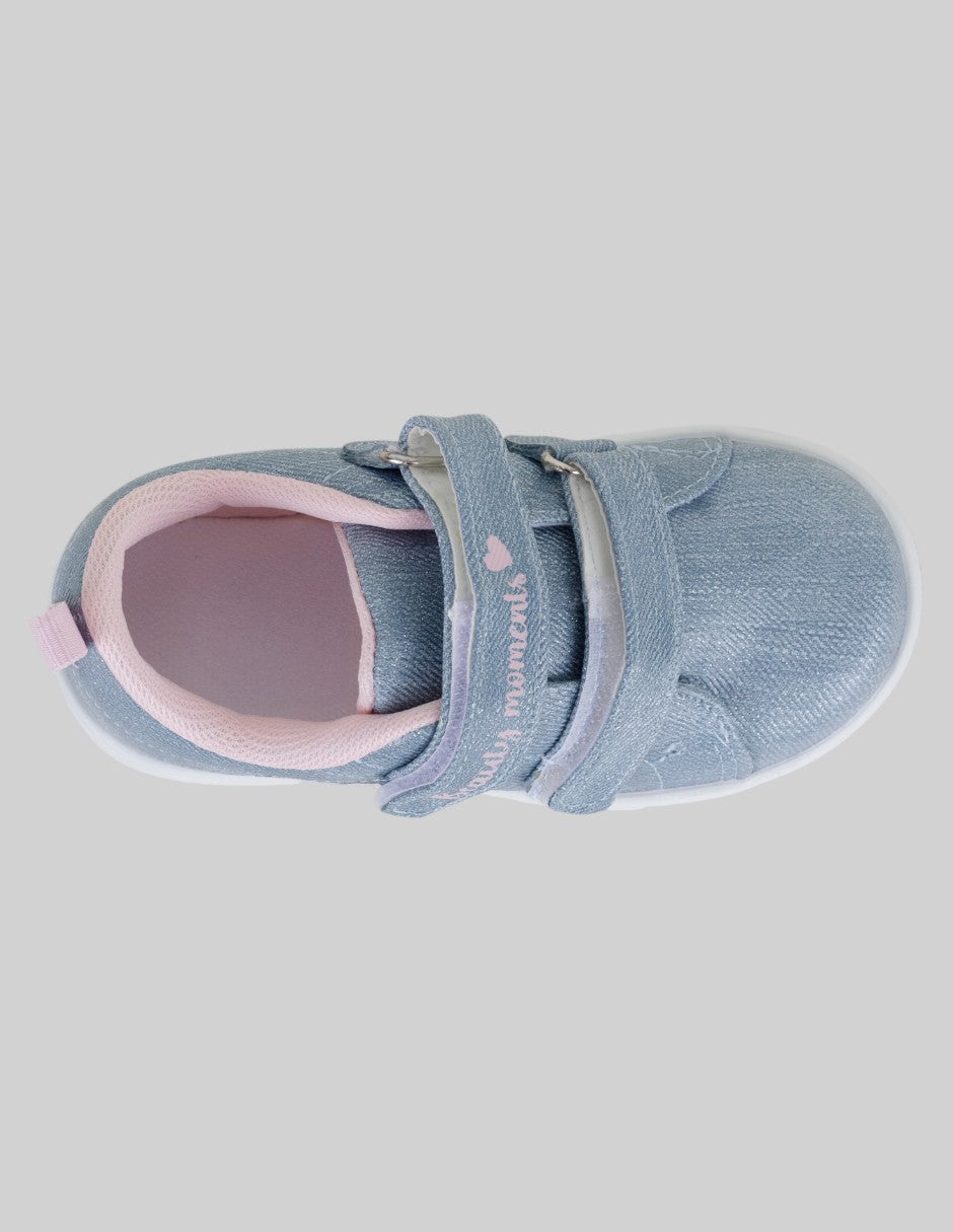 Tenis Kids  en Sintético – Azul