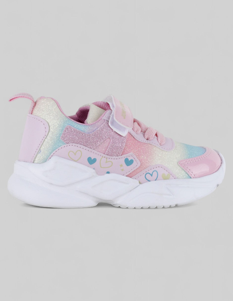 Tenis Kids  en Sintético – Rosa
