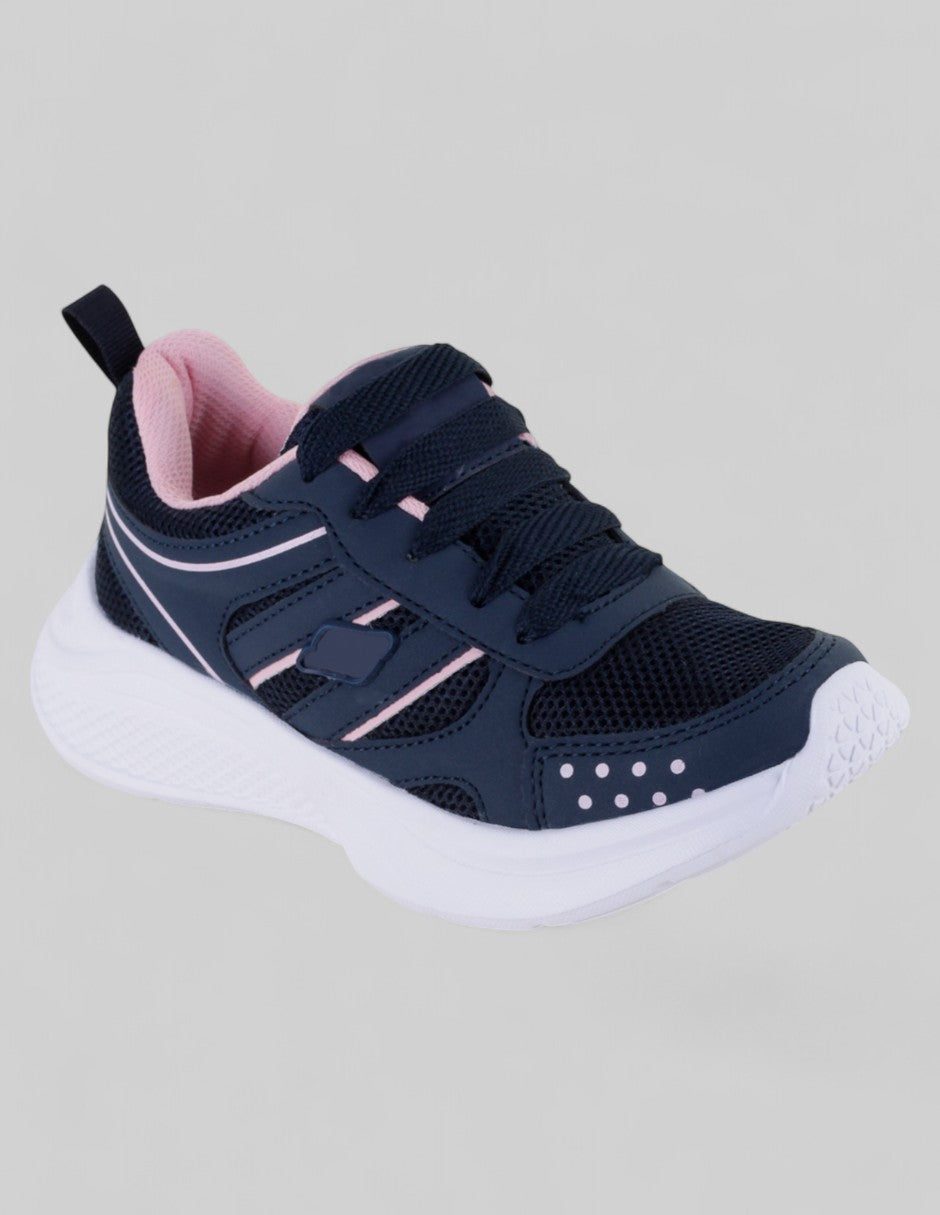 Tenis Kids  en Sintético – Azul