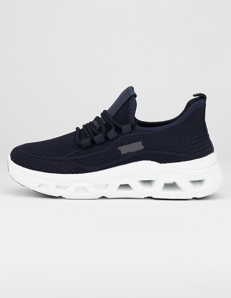 Tenis tipo deportivo Exterior Textil Color Azul Para Mujer De RBCOLLECTION