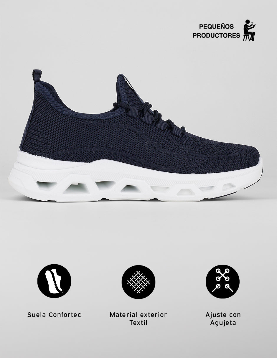 Tenis para entrenamiento Sport en Textil – Azul