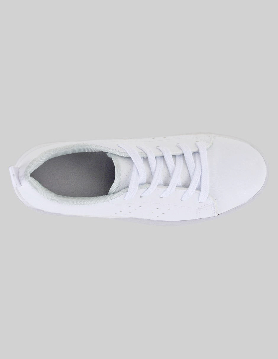 Tenis Kids  en Sintético – Blanco