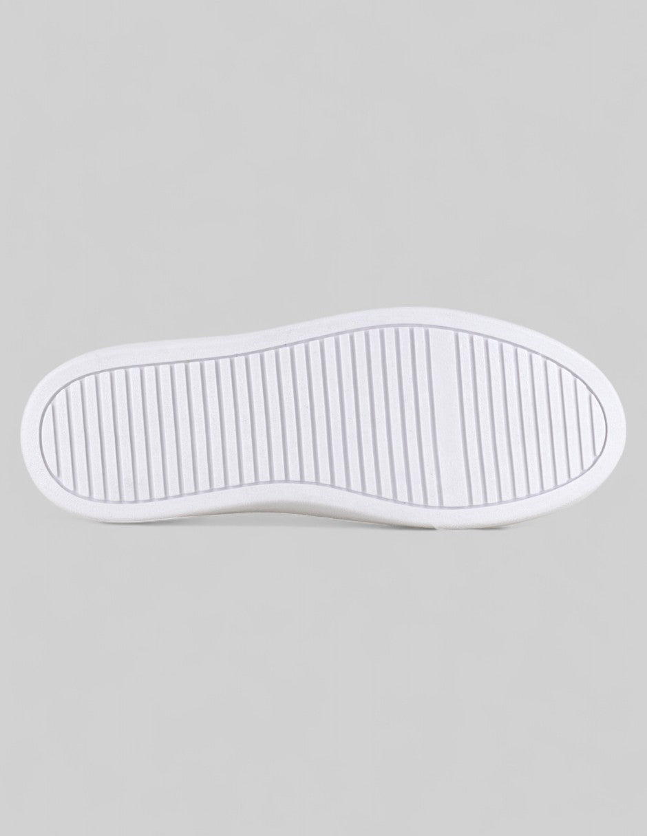 Tenis Kids  en Sintético – Blanco