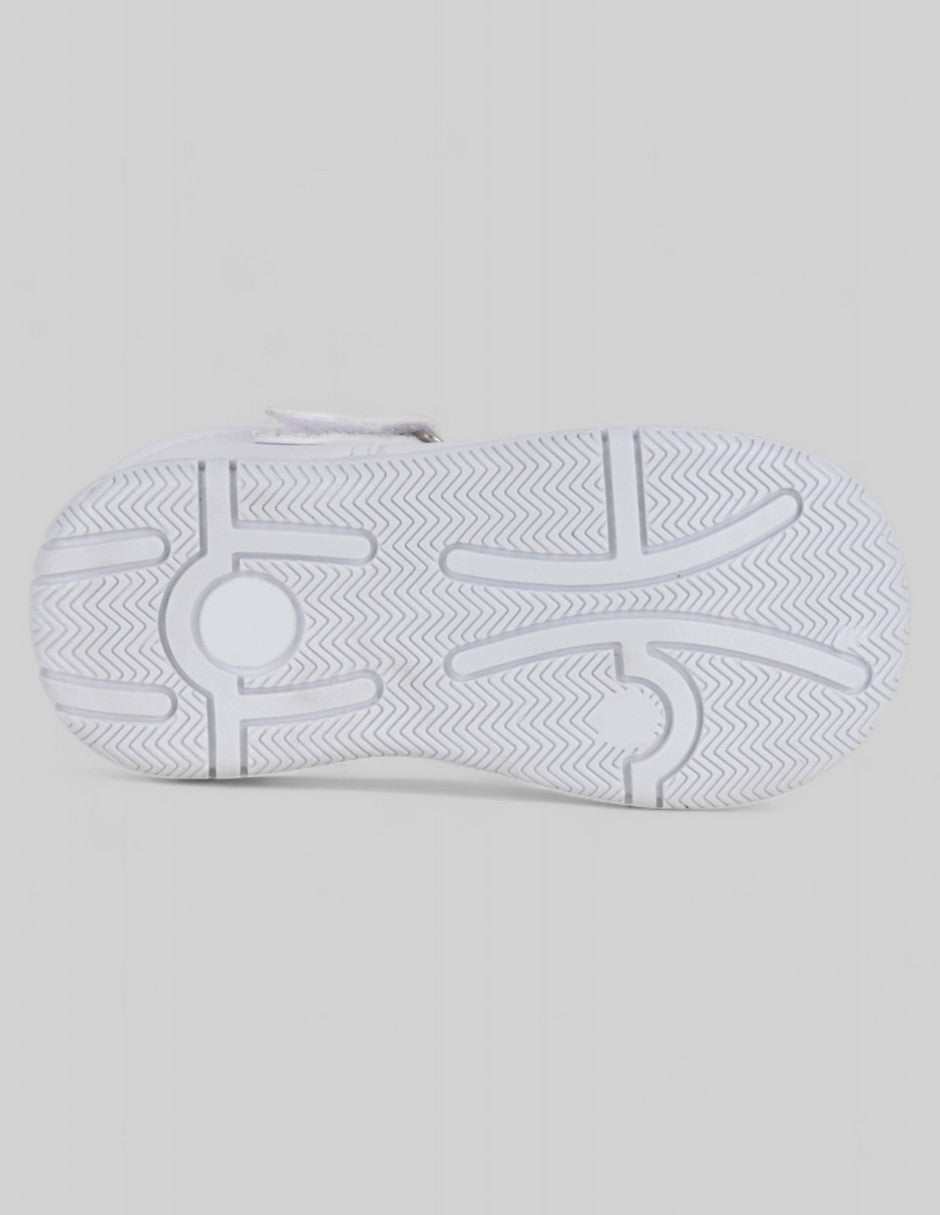 Mary Jane Kids  en Piel vegana – Blanco