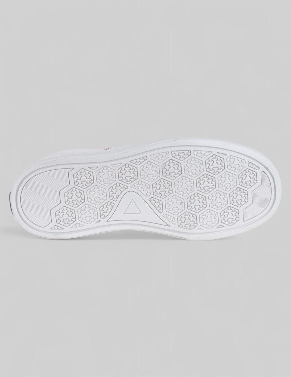 Tenis Kids  en Sintético – Blanco