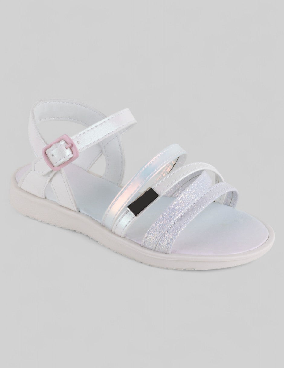 Sandalias Kids  en Sintético – Blanco