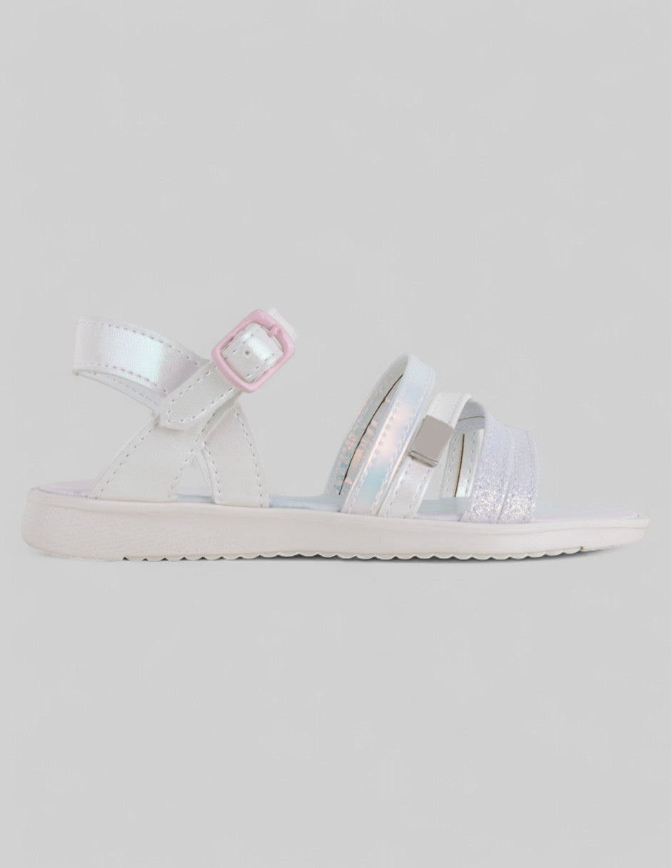 Sandalias Kids  en Sintético – Blanco