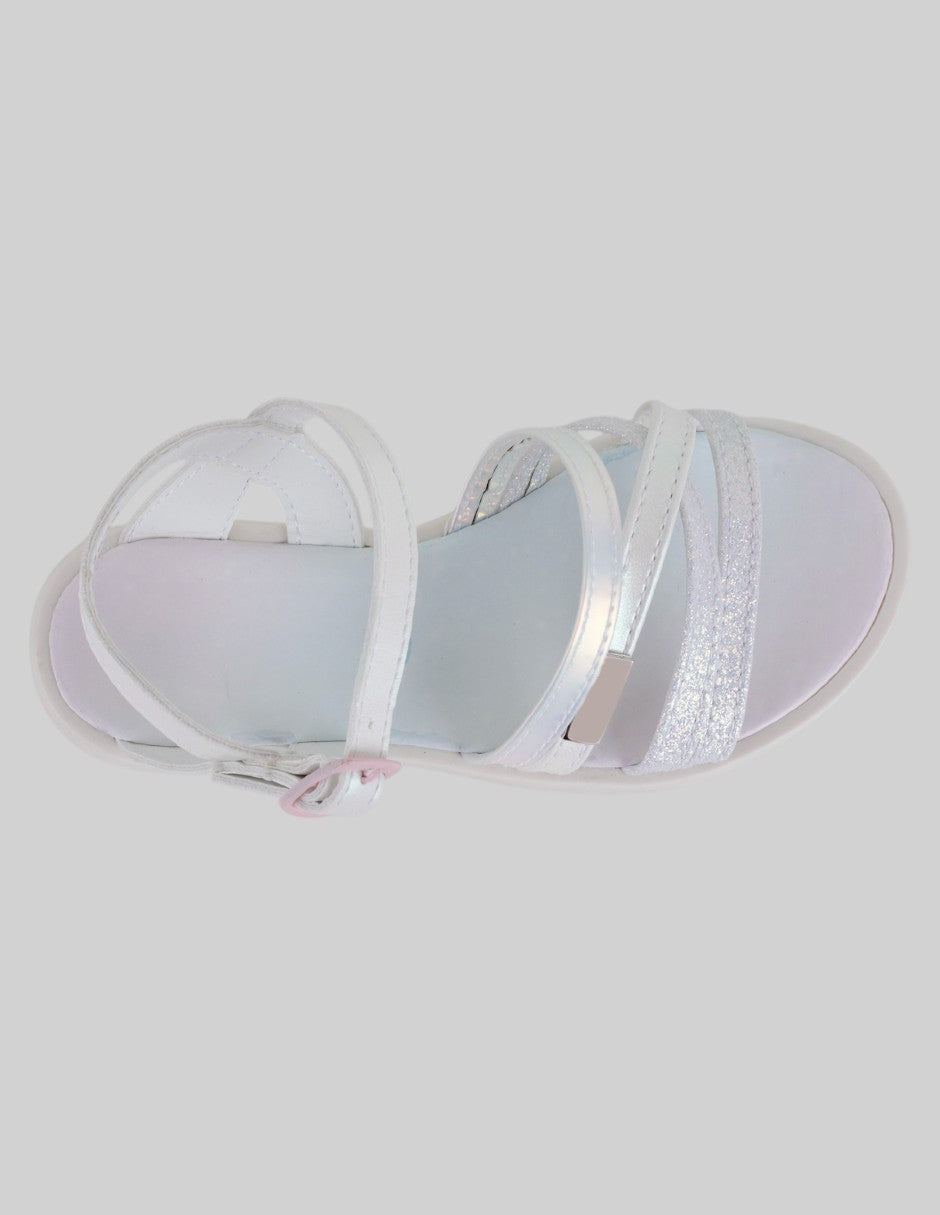 Sandalias Kids  en Sintético – Blanco