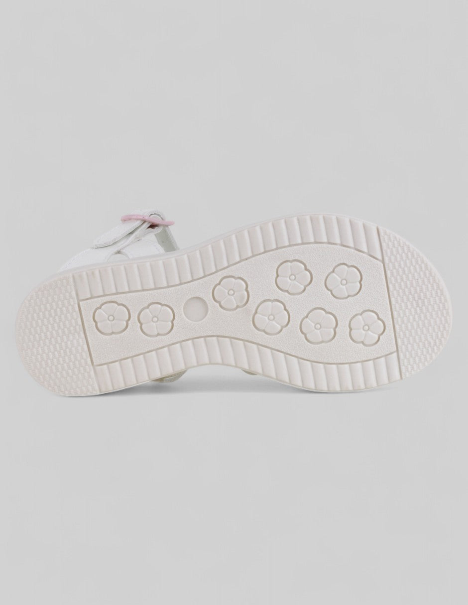 Sandalias Kids  en Sintético – Blanco