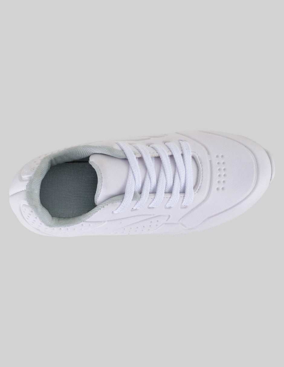 Tenis Kids  en Piel vegana – Blanco