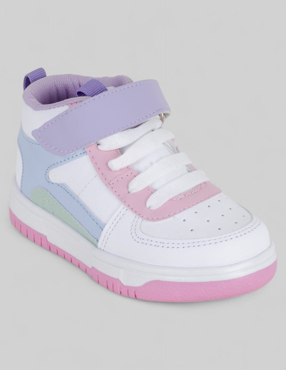 Tenis Kids  en Piel vegana – Multicolor