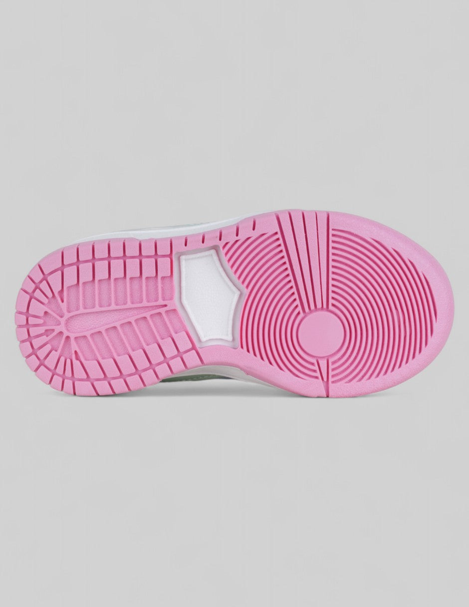 Tenis Kids  en Piel vegana – Multicolor